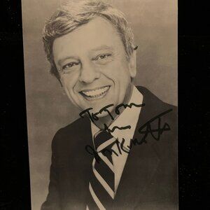 Don Knotts Signed Autographed 4x6 Black and White Photo w COA Andy Griffith